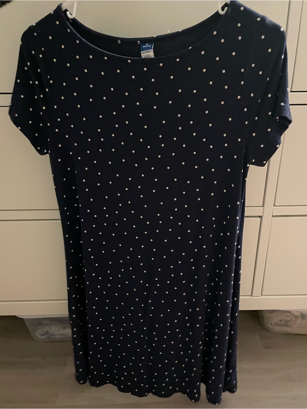 Sold Out Polka Dot Short Sleeve Mini Swing Dress